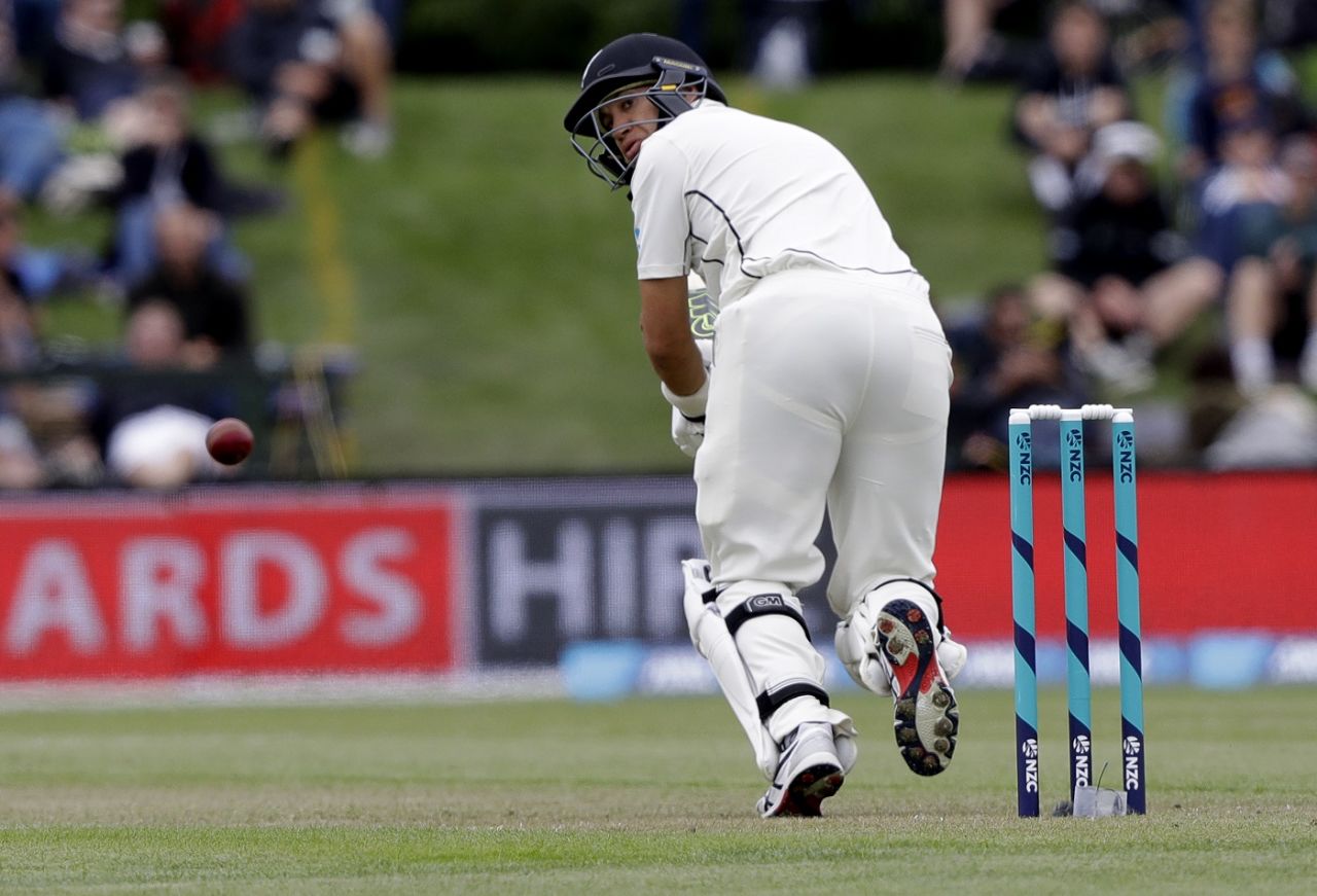 Ross Taylor flicks one on the leg side, New Zealand v Sri Lanka, 2nd Test, Christchurch, 1st day, December 26, 2018