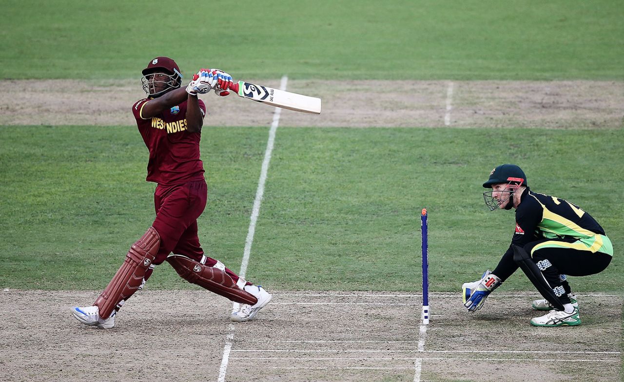 Andre Russell gives the ball some lift, Australia v West Indies, World T20 warm-ups, Kolkata, March 13, 2016