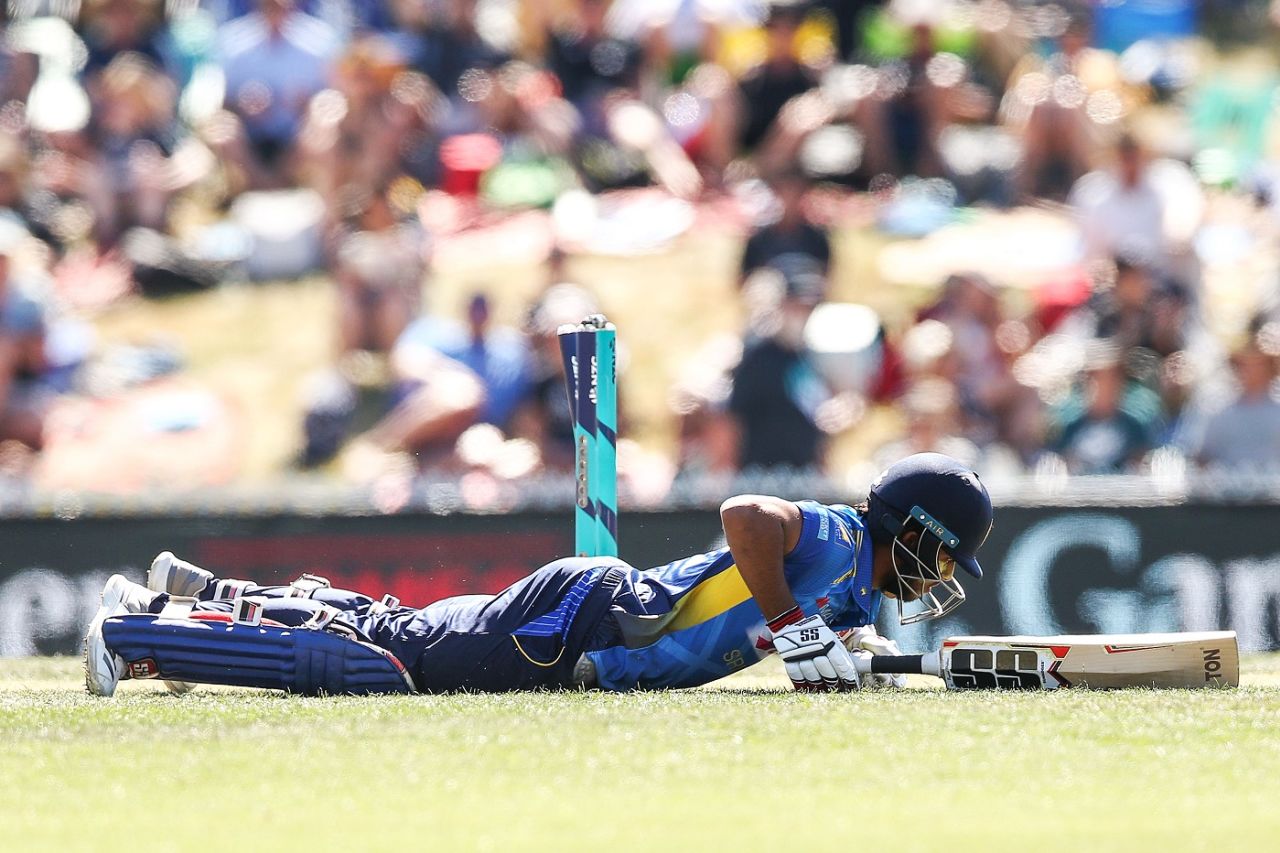 Kusal Mendis was adjudged run out by a dodgy call from the third umpire, New Zealand v Sri Lanka, 3rd ODI, Nelson, January 8, 2019