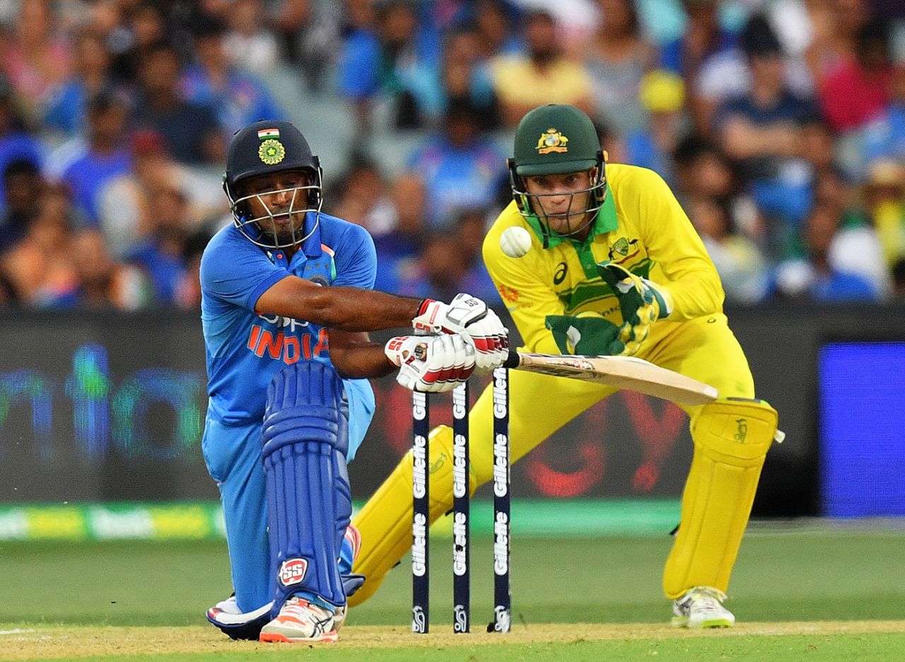 Ambati Rayudu struggled to get going, Australia v India, 2nd ODI, Adelaide, January 15, 2018