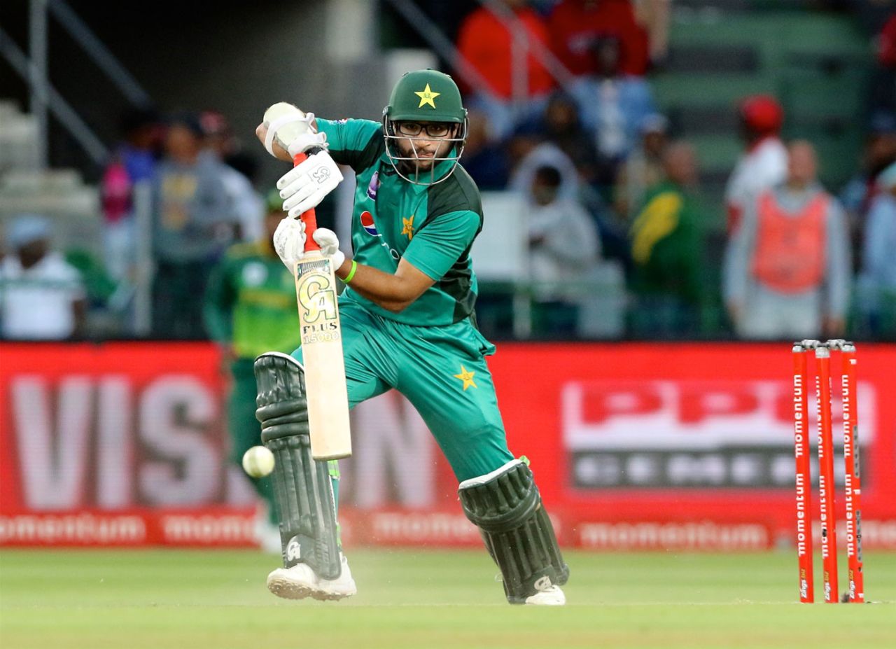 Imam-ul-Haq punches through the off side, South Africa v Pakistan, 1st ODI, Port Elizabeth