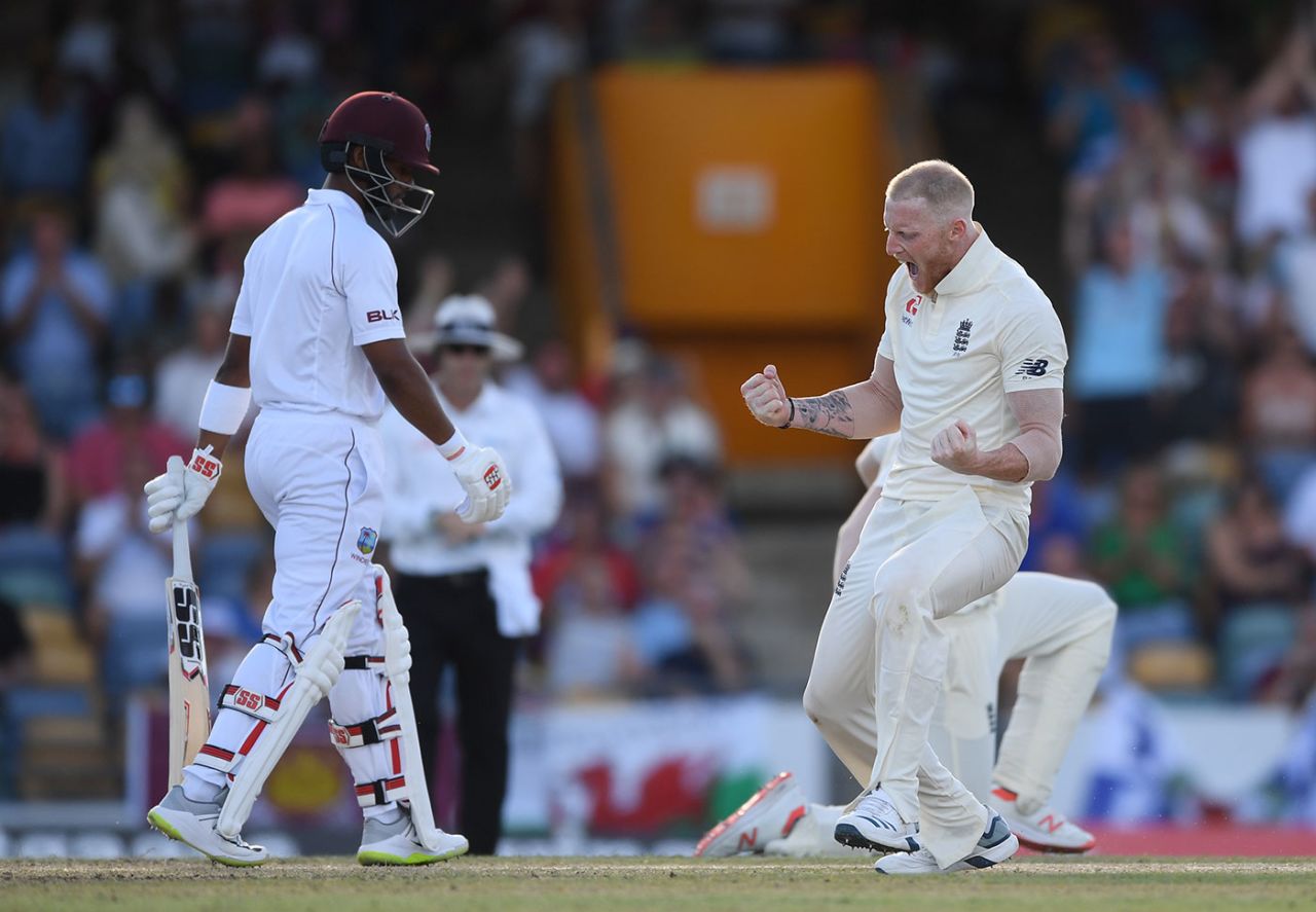 Ben Stokes struck to give England some hope, West Indies v England, 1st Test, Barbados, 2nd day, January 24, 2019