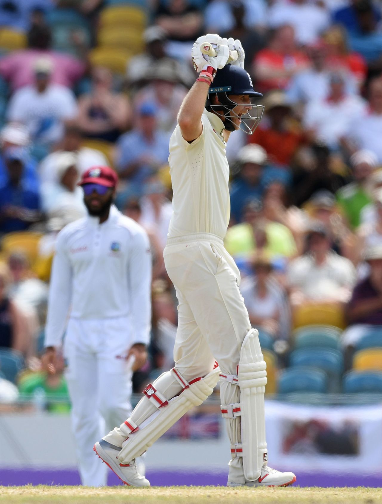 Joe Root roars in frustration, West Indies v England, 1st Test, Barbados, 4th day, January 26, 2019