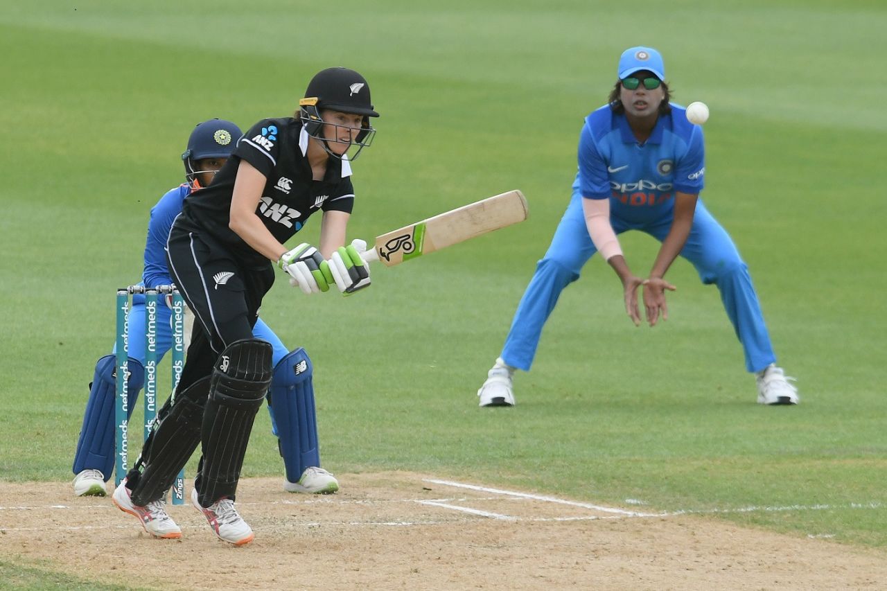 Amy Satterthwaite top-scored for New Zealand with 71