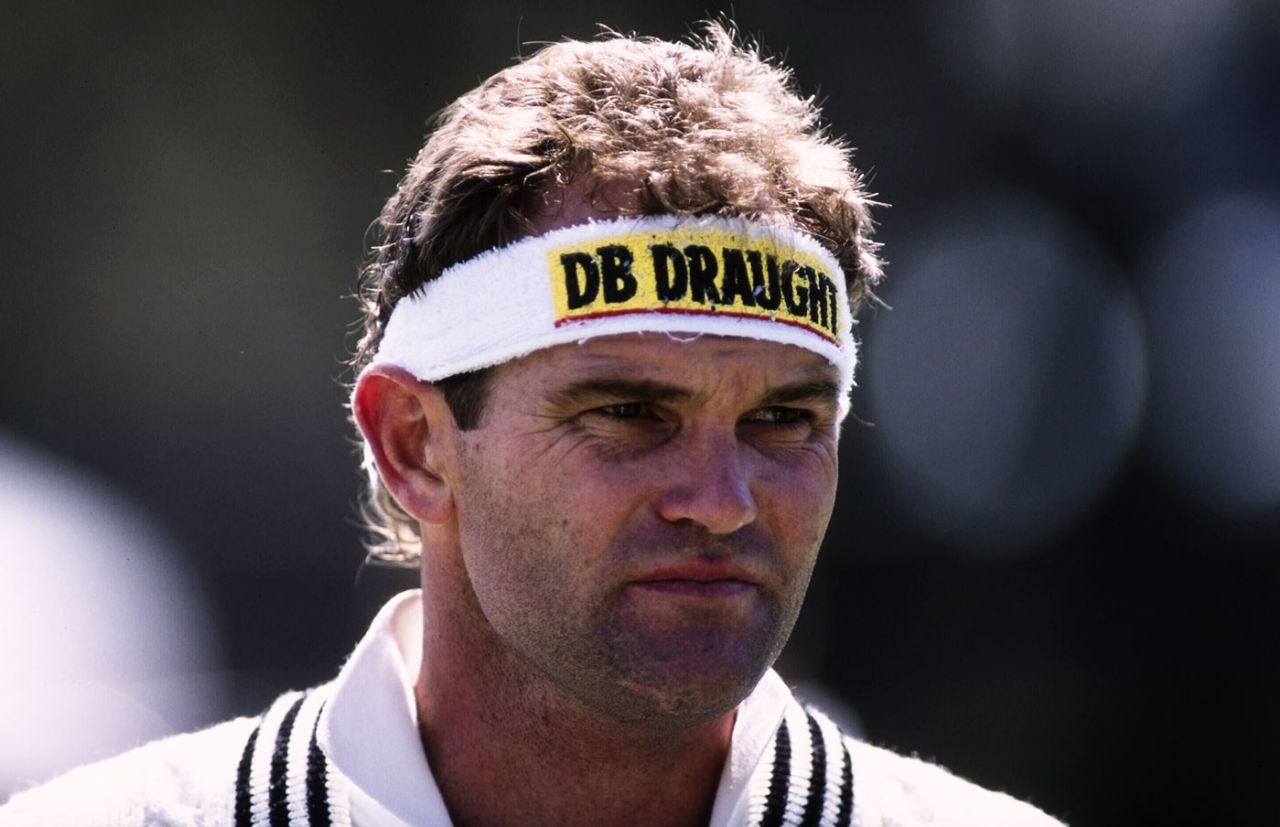 Martin Crowe at nets at Lord's, April 25, 1994