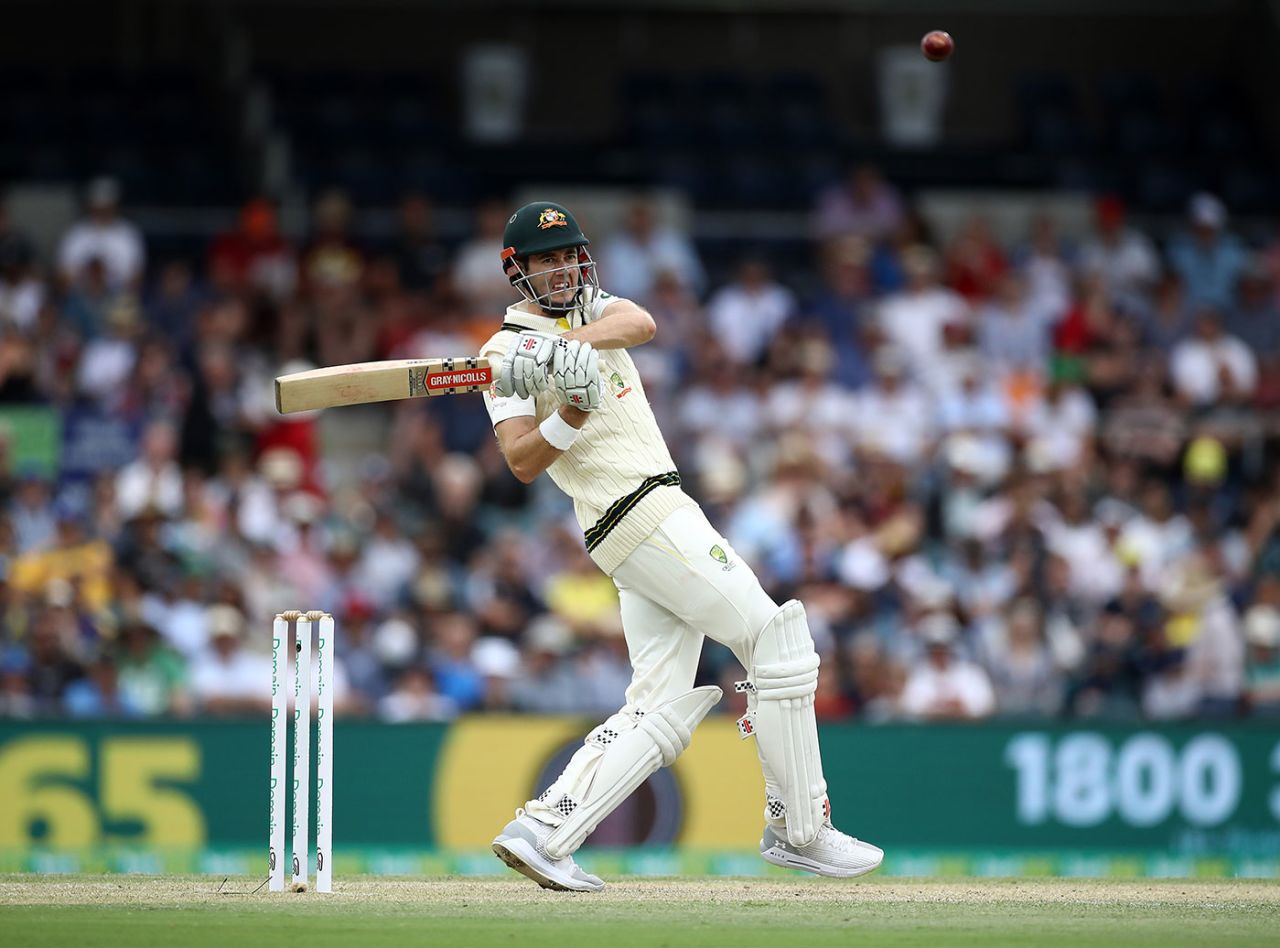 Kurtis Patterson pulls, Australia v Sri Lanka, 2nd Test, Canberra, February 2, 2019