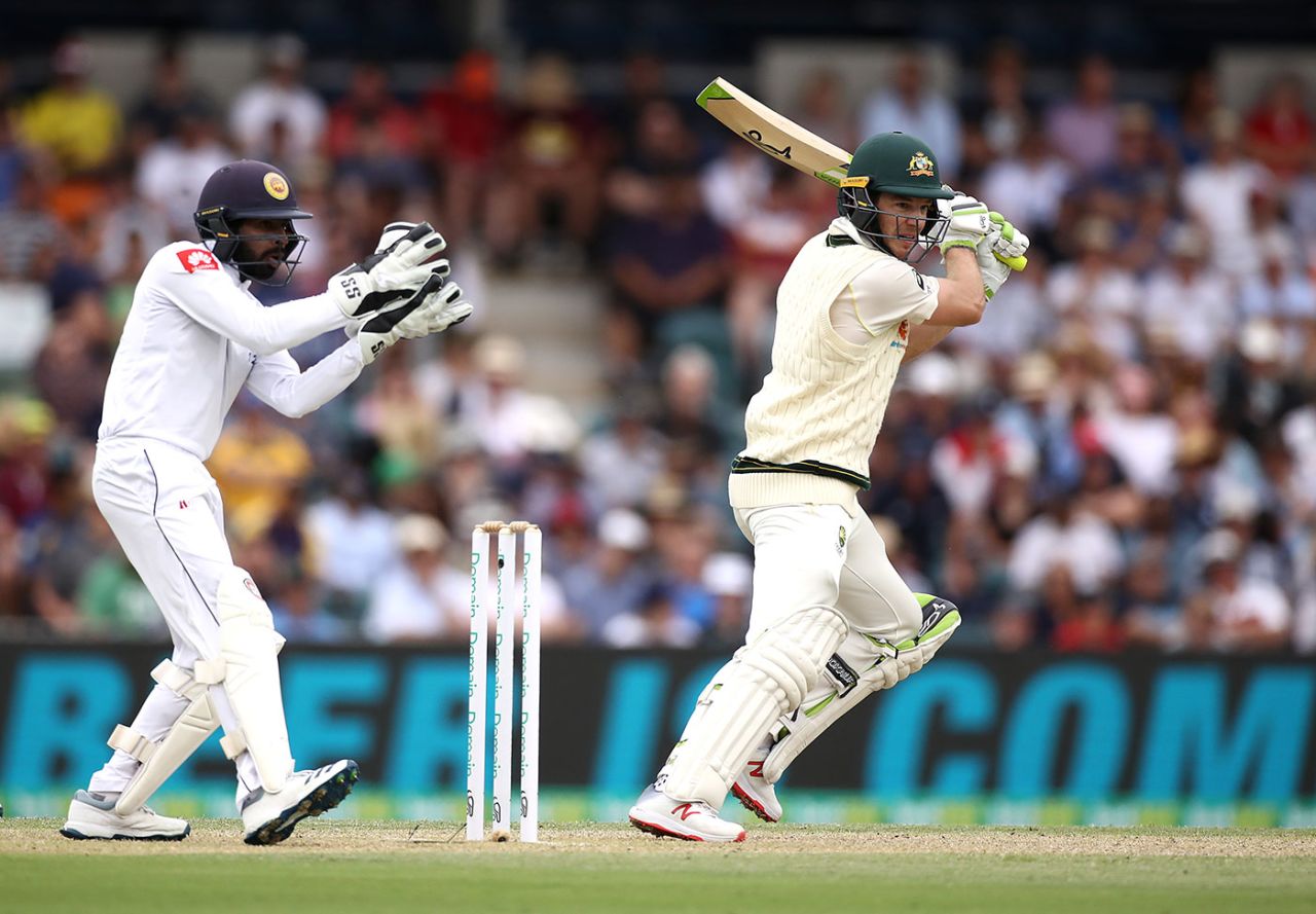 Tim Paine eased into his innings, Australia v Sri Lanka, 2nd Test, Canberra, February 2, 2019