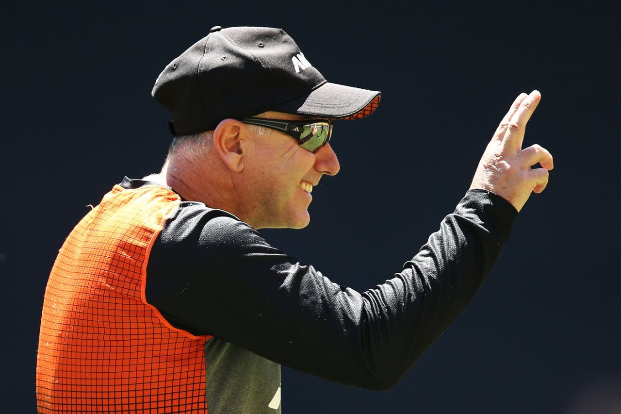 Gary Stead finds a reason to smile, New Zealand v India, 5th ODI, Wellington, February 3, 2019