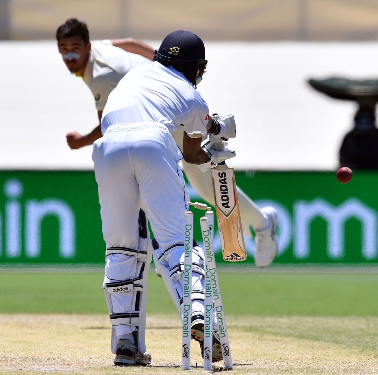 Mitchell Starc claims his fifth wicket, Australia v Sri Lanka, 2nd Test, Canberra, February 3, 2019