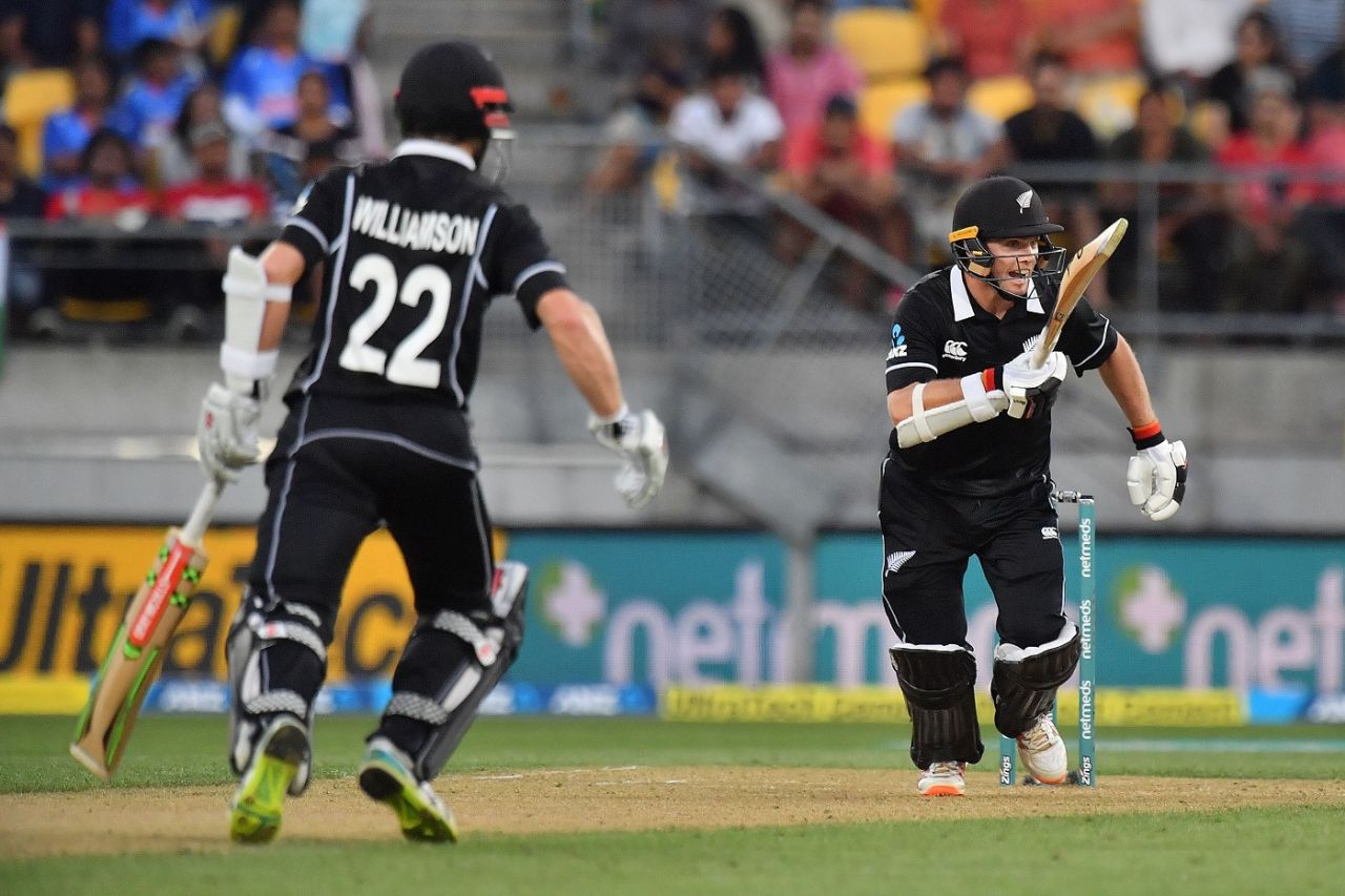 Kane Williamson and Tom Latham steadied New Zealand, New Zealand v India, 5th ODI, Wellington, February 3, 2019