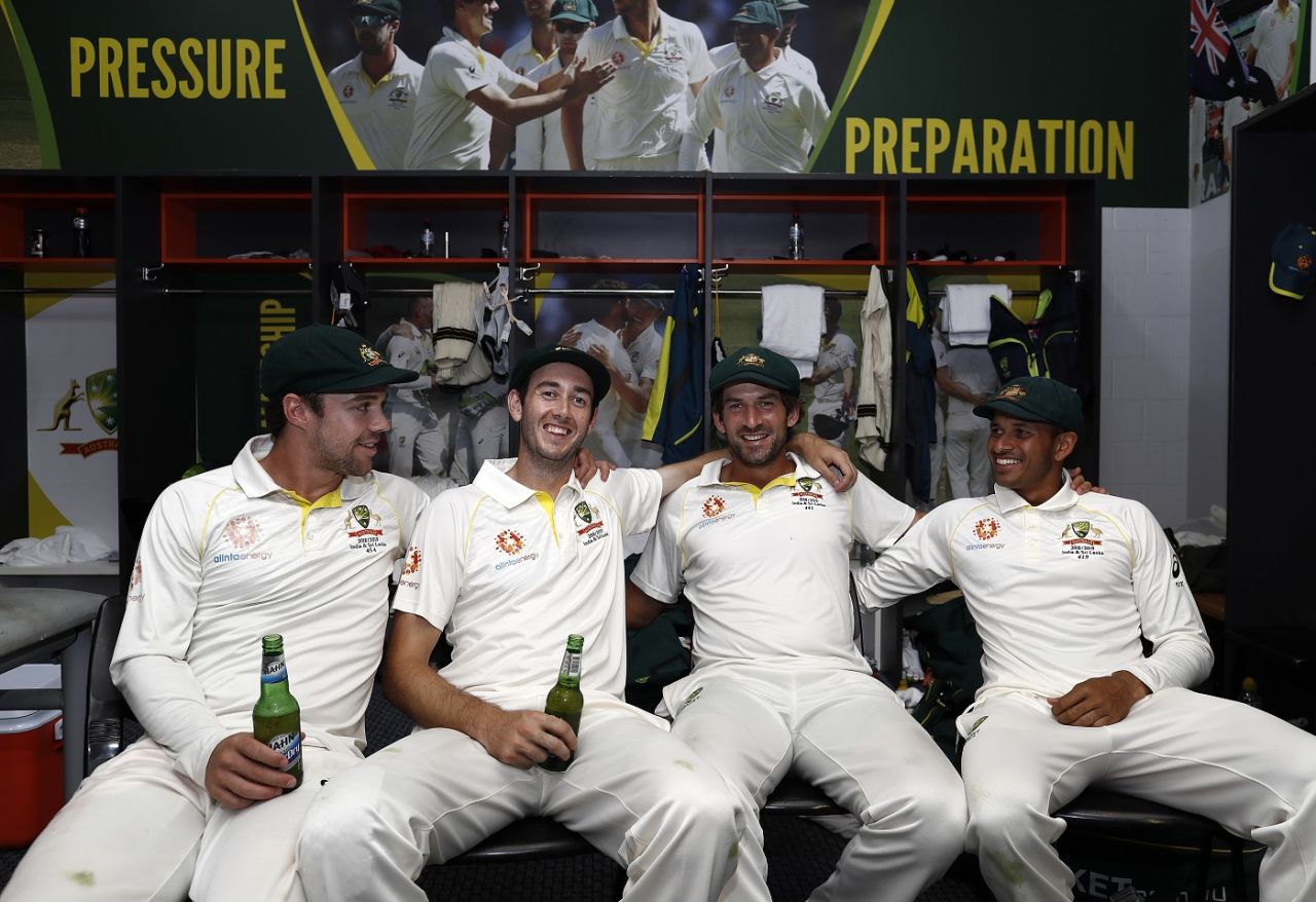 The four Australian century-makers from the Canberra Test, Australia v Sri Lanka, 2nd Test, Canberra, 4th day, February 4, 2019