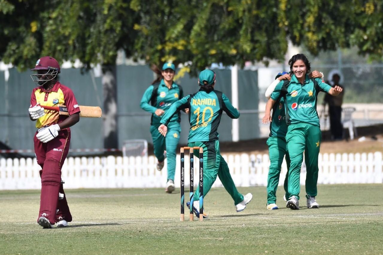 Diana Baig led the bowling effort for her team, Pakistan v West Indies, 2nd women's ODI, ICCA Dubai, February 9, 2019