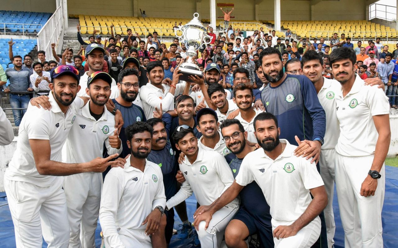 Vidarbha completed back-to-back trophy wins, Vidarbha v Rest of India, Irani Cup 2018-19, 5th day, Nagpur, February 16, 2019