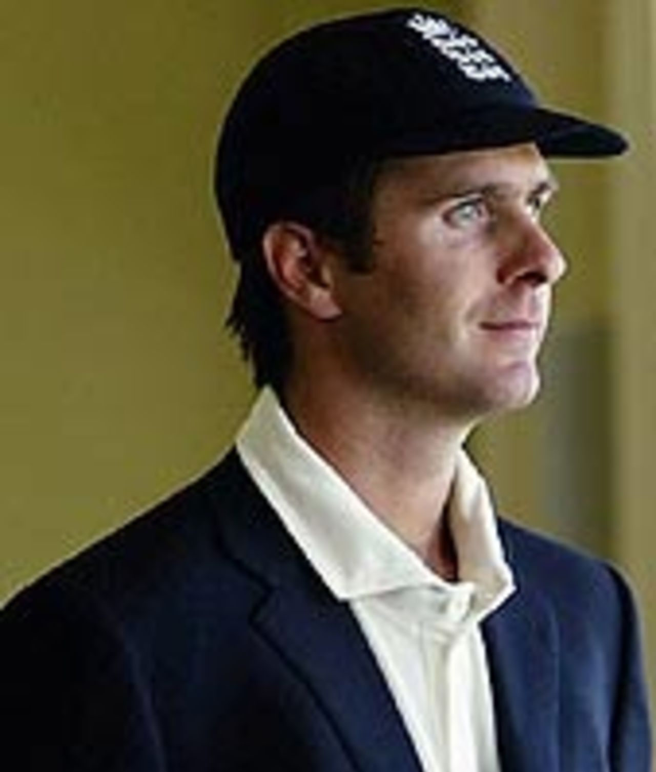 Michael Vaughan looks out from the Long Room at Lord's ahead of his Test captaincy debut against South Africa