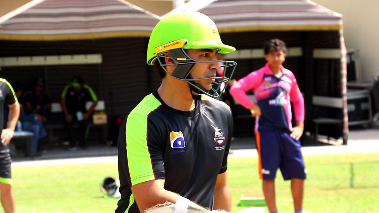 Salman Butt at his first training session with Lahore Qalandars, Sharjah, February 21, 2019
