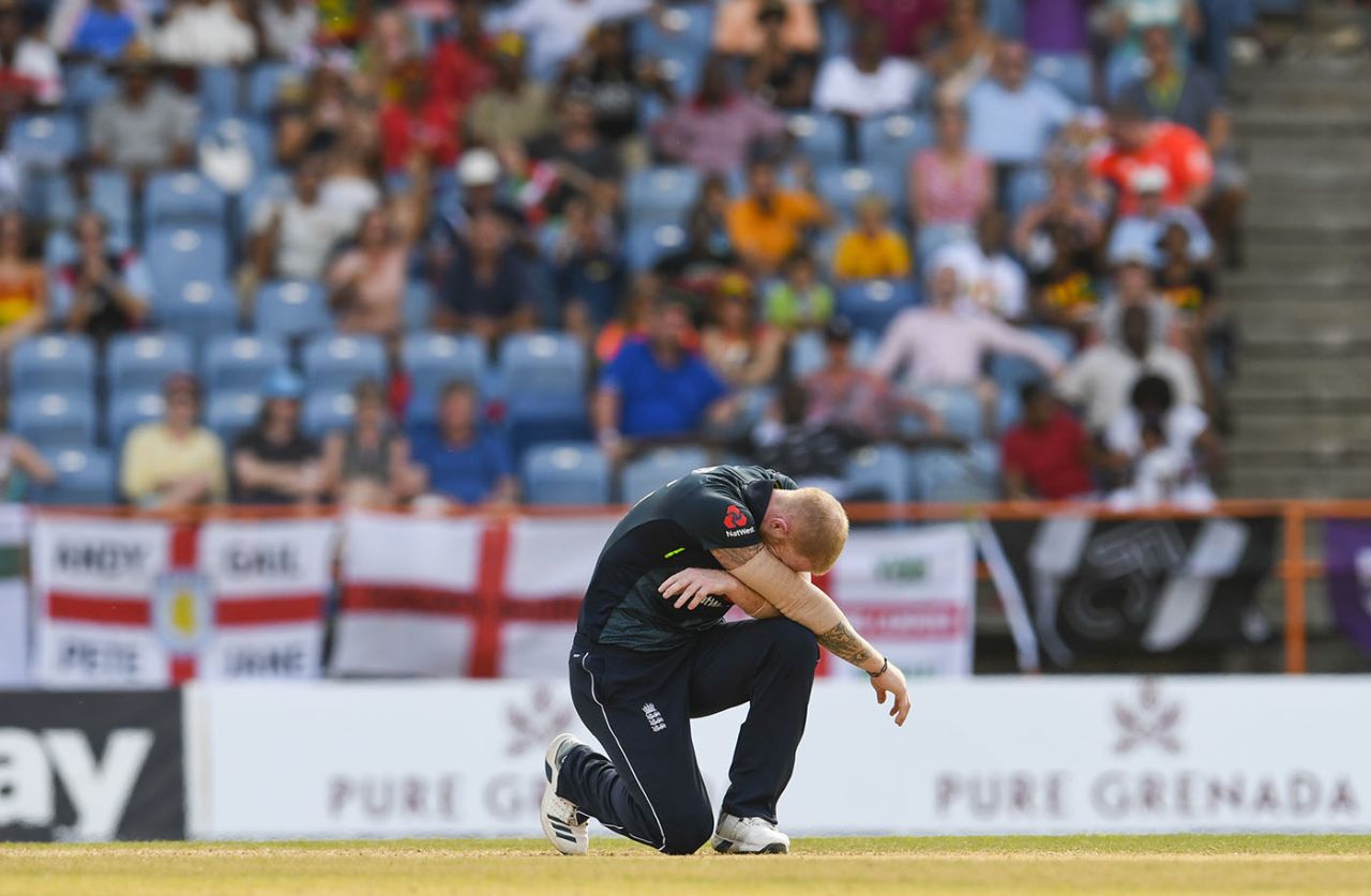 Ben Stokes suffered heavy punishment with the ball, West Indies v England, 4th ODI, Grenada, February 27, 2019