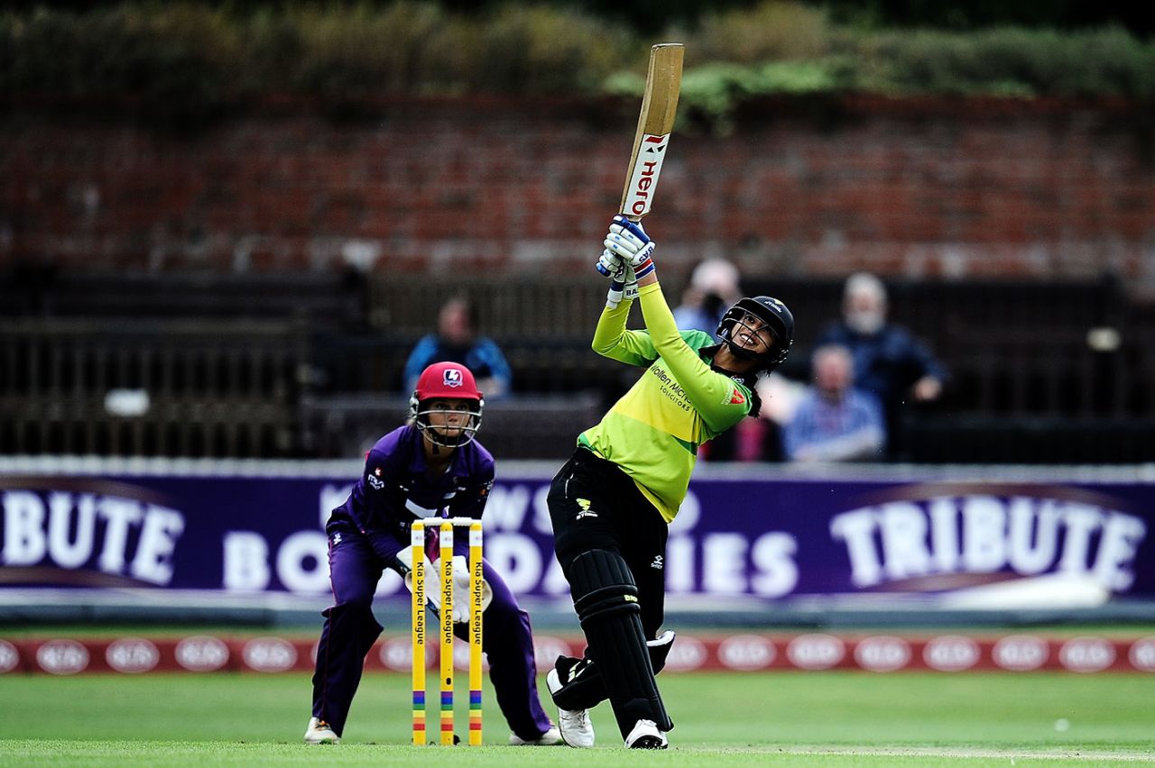 Smriti Mandhana smashed the record for fastest KSL fifty, Western Storm v Loughborough Lightning, KSL 2018, Taunton, July 29, 2018