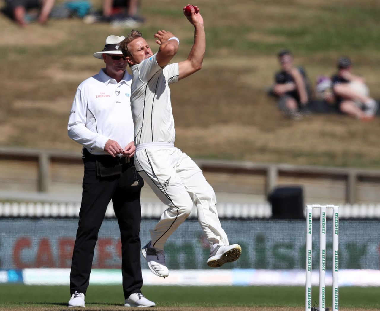 Neil Wagner sizes up his target, New Zealand v Bangladesh, 1st Test, Hamilton, 3rd day, March 2, 2019
