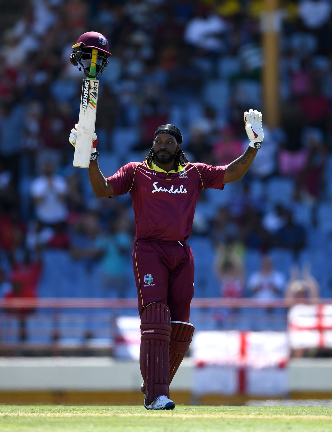 Chris Gayle cracked a 19-ball half-century, West Indies v England, 5th ODI, St Lucia, March 2, 2019 