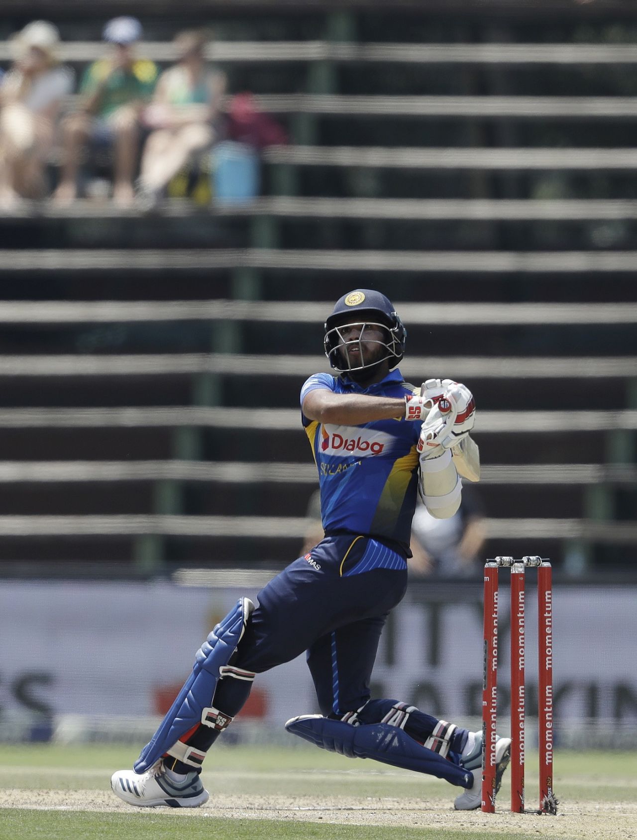 Kusal Mendis goes for a pull, South Africa v Sri Lanka, 1st ODI, Johannesburg, March 3, 2019