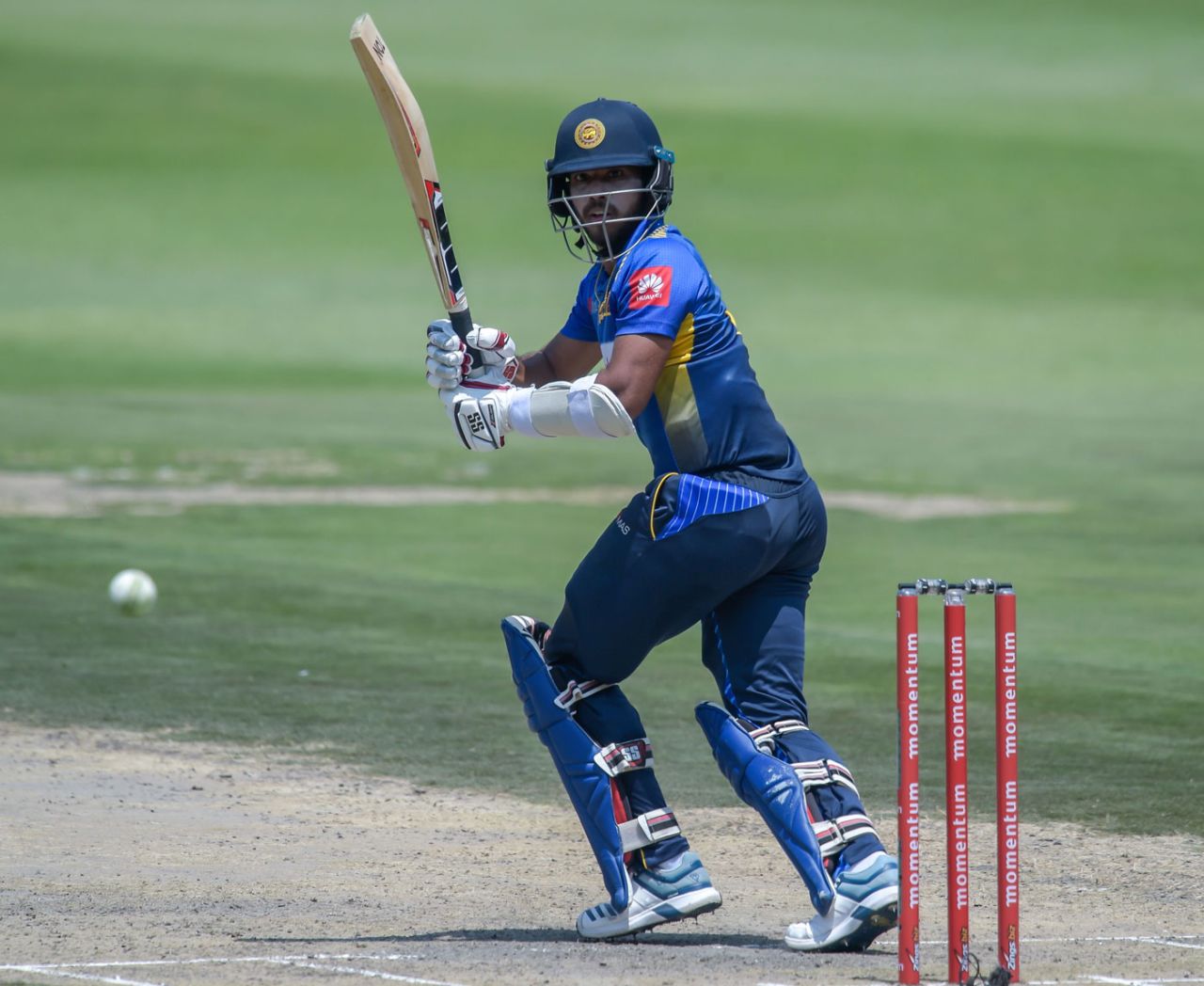 Kusal Mendis steers one towards fine leg, South Africa v Sri Lanka, 1st ODI, Johannesburg, March 3, 2019