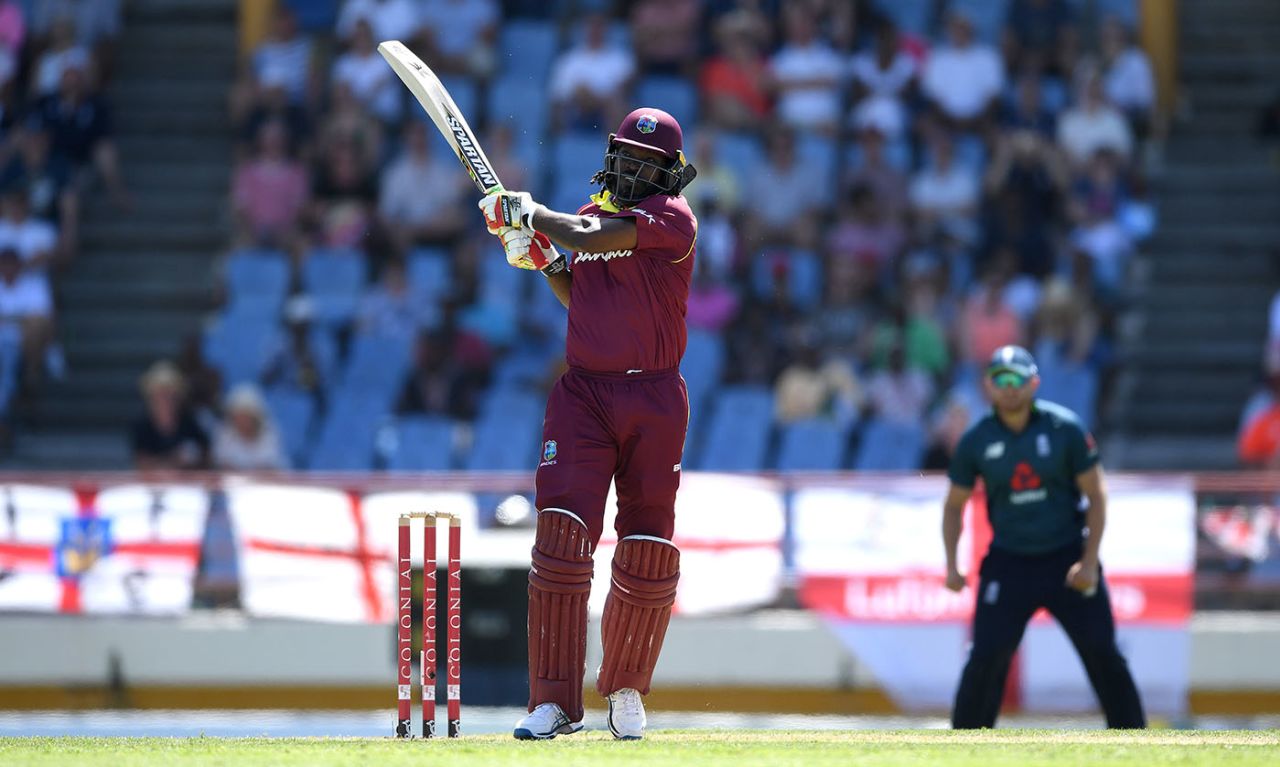 Chris Gayle went on another rampage, West Indies v England, 5th ODI, St Lucia, March 2, 2019