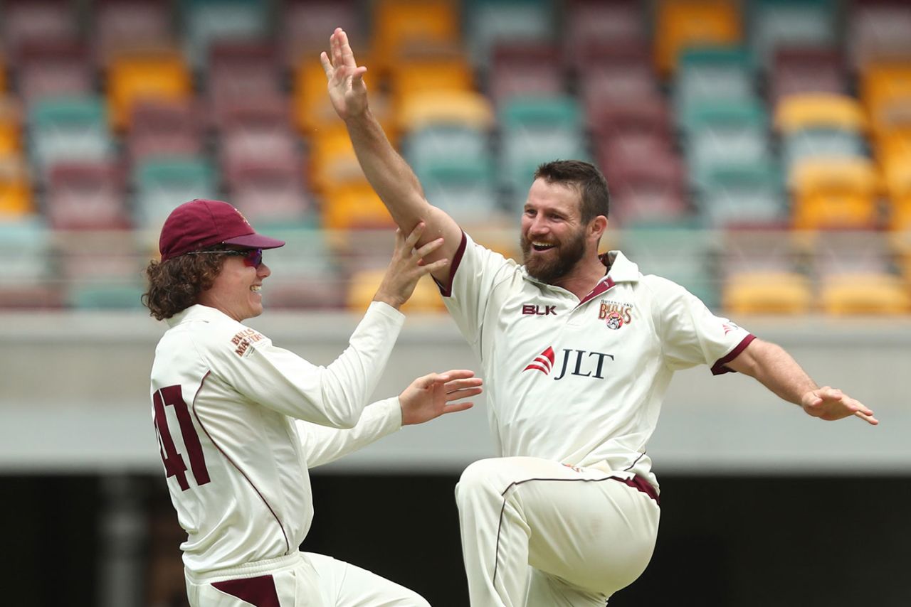 Michael Neser was in the wickets, Queensland v New South Wales, Sheffield Shield Brisbane, March 5, 2019