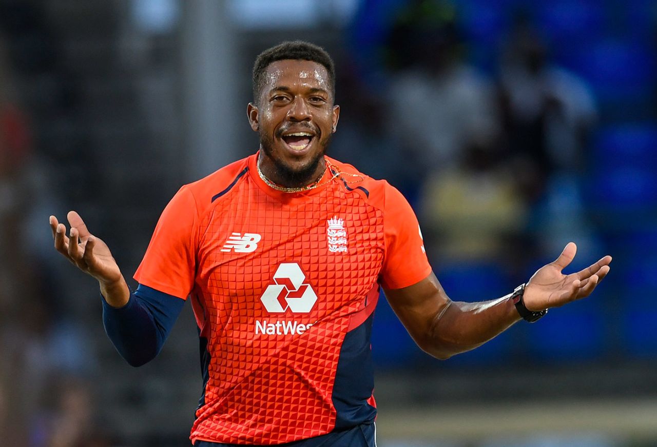 Chris Jordan ripped through West Indies' middle order, West Indies v England, 2nd T20I, , St Kitts, March 8, 2019