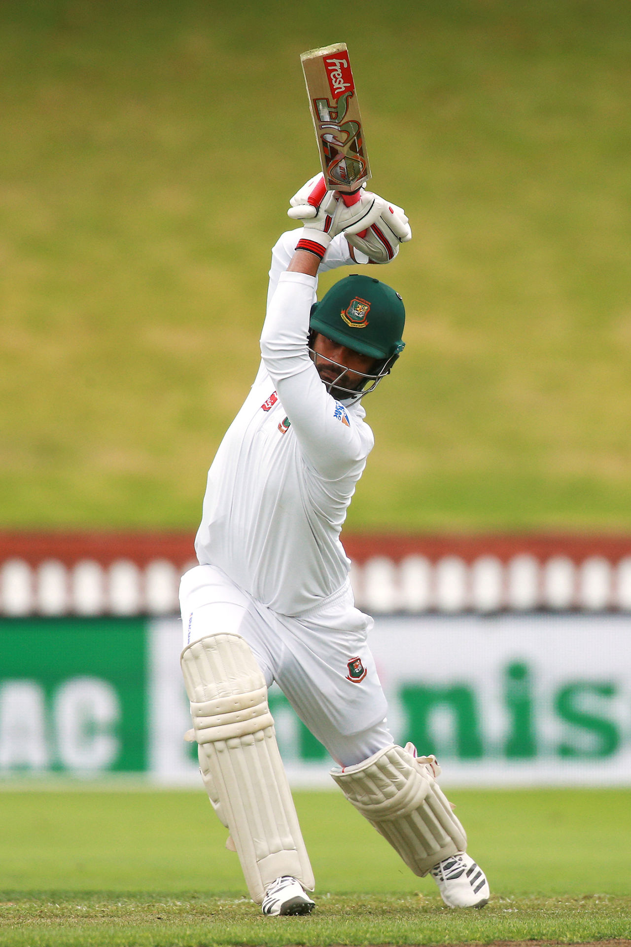 Tamim Iqbal drives with a massive flourish, New Zealand v Bangladesh, 2nd Test, Wellington, 3rd day, March 10, 2019