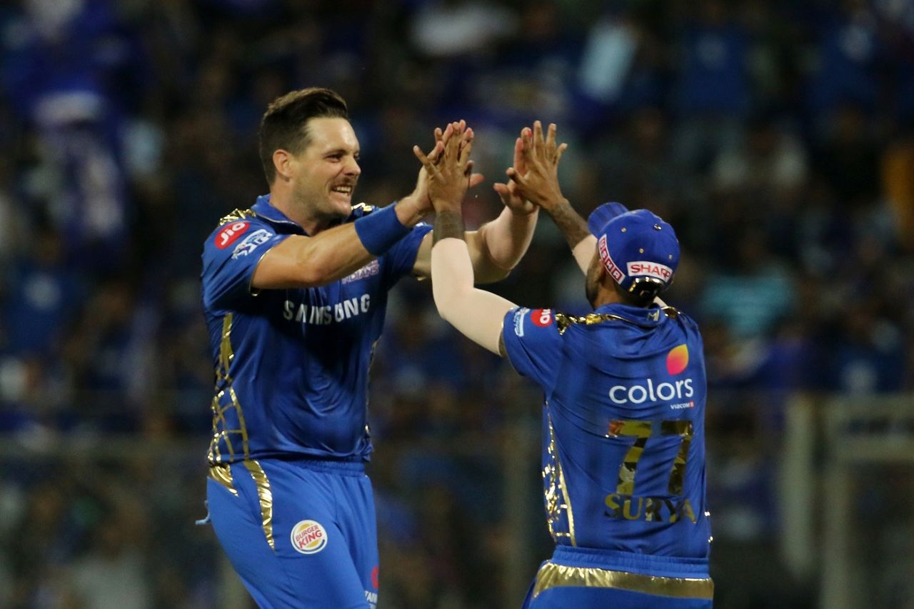 Mitchell McClenaghan picked up two early wickets, Mumbai Indians v Delhi Capitals, Indian Premier League 2019, Mumbai, March 24, 2019