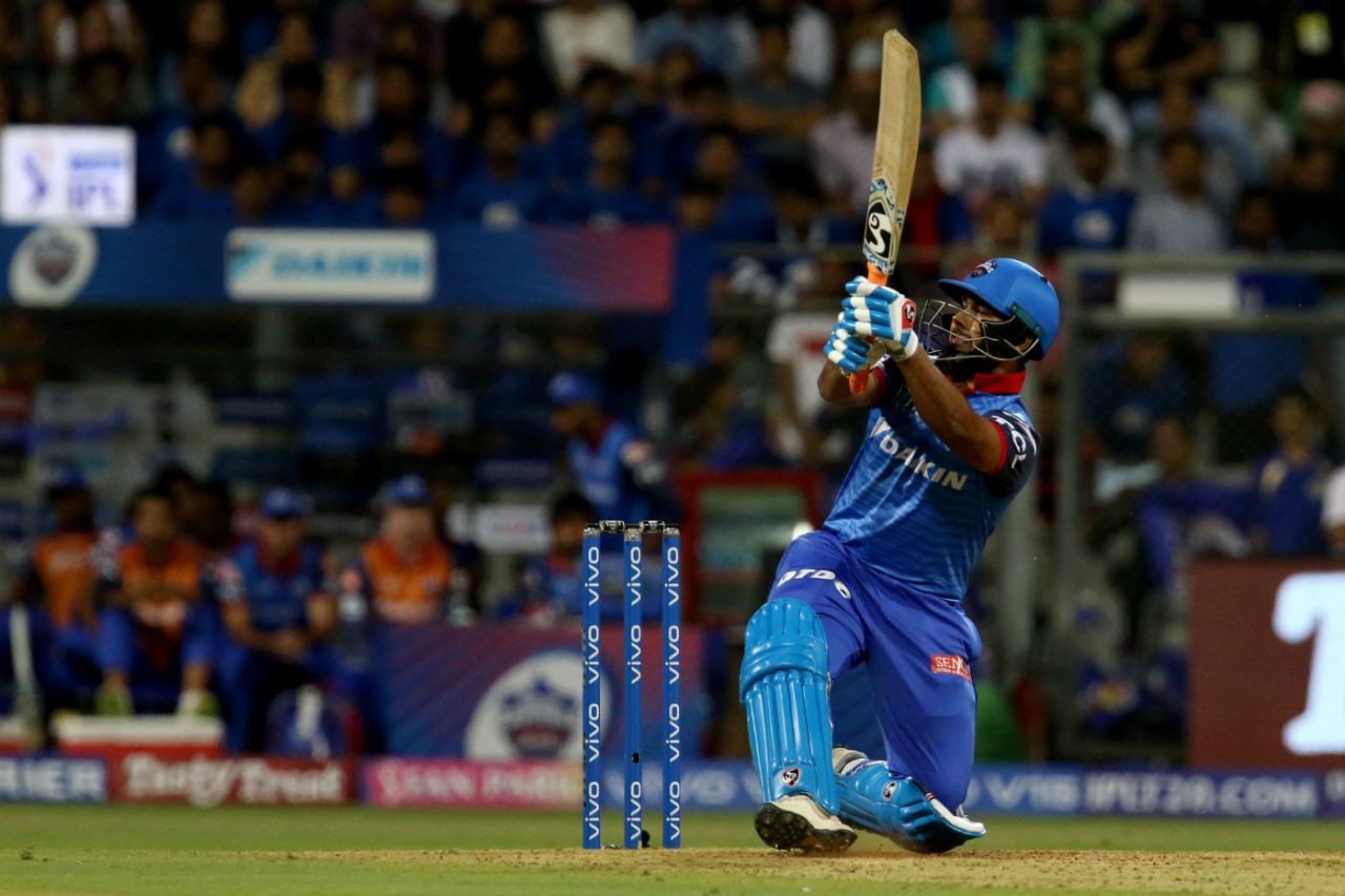 Rishabh Pant smashed a 18-ball half-century in his first game of IPL 2019, Mumbai Indians v Delhi Capitals, Mumbai, March 24. 2019
