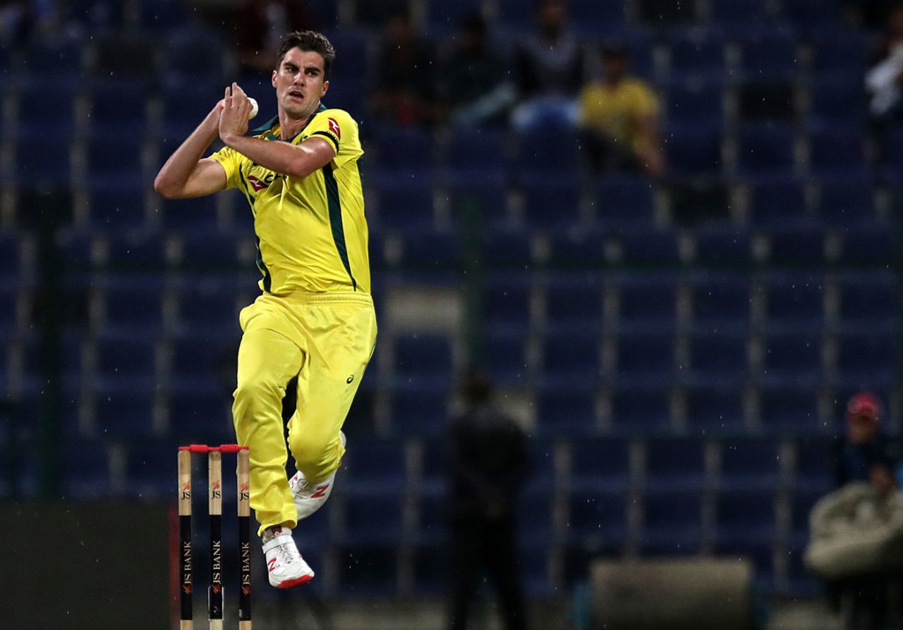 Pat Cummins went through Pakistan's top order, Pakistan v Australia, 3rd ODI, Abu Dhabi, March 27, 2019