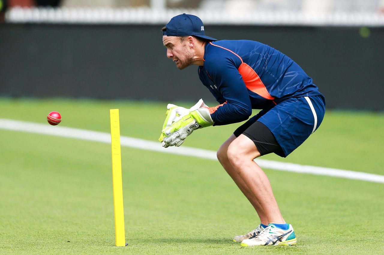 Tom Blundell in action at training