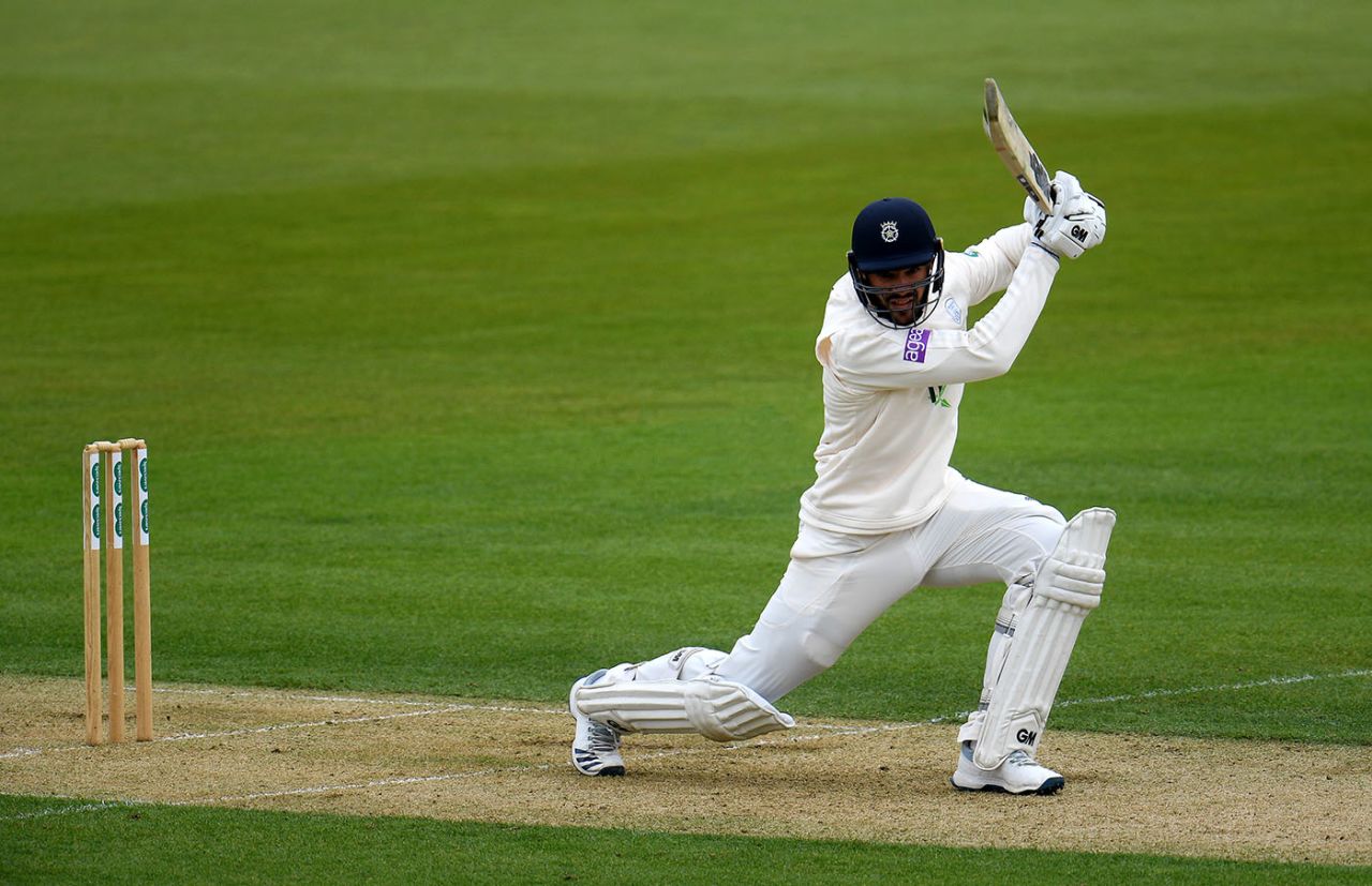 Aiden Markram made a half-century on his Hampshire debut, Hampshire v Essex, County Championship Division One, Ageas Bowl, April 5, 2019