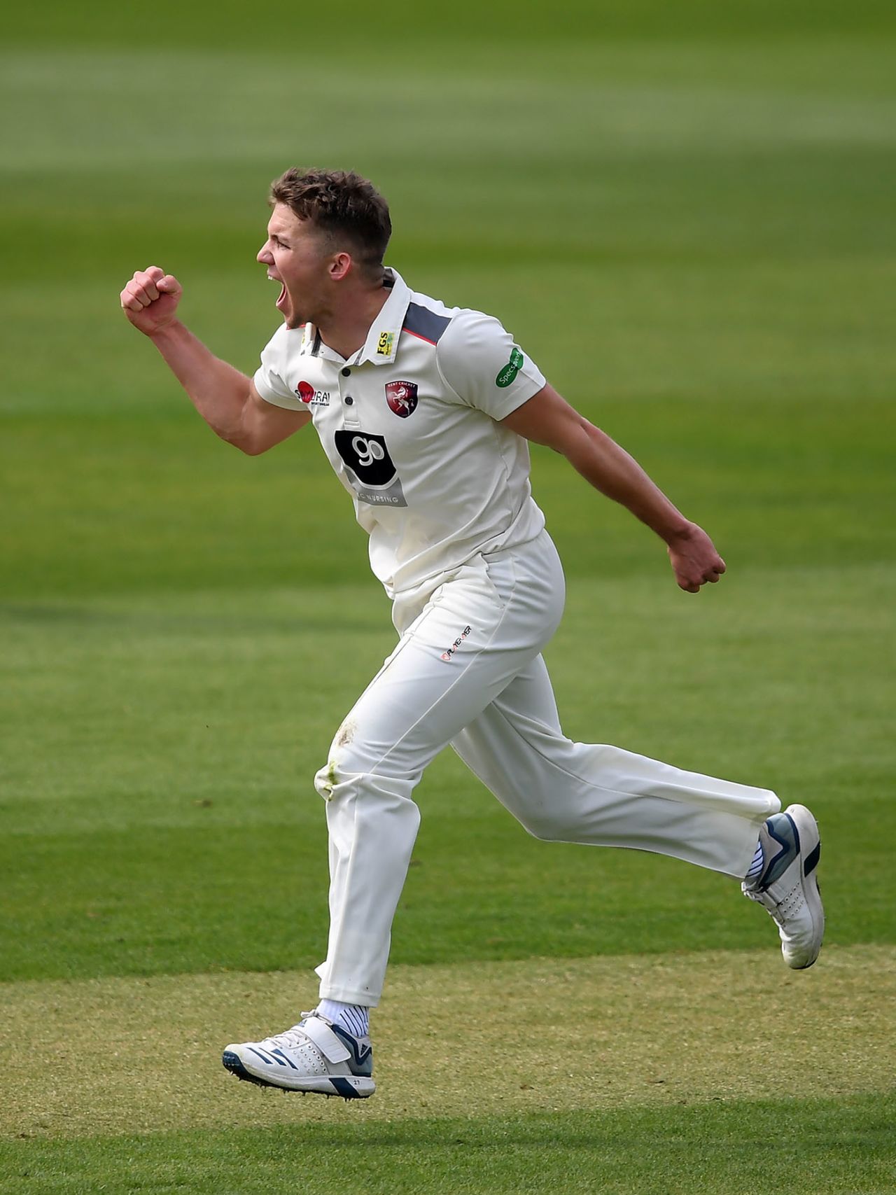 Matt Milnes claimed his first wickets for Kent, Somerset v Kent, County Championship, Division One, Taunton, April 6, 2019