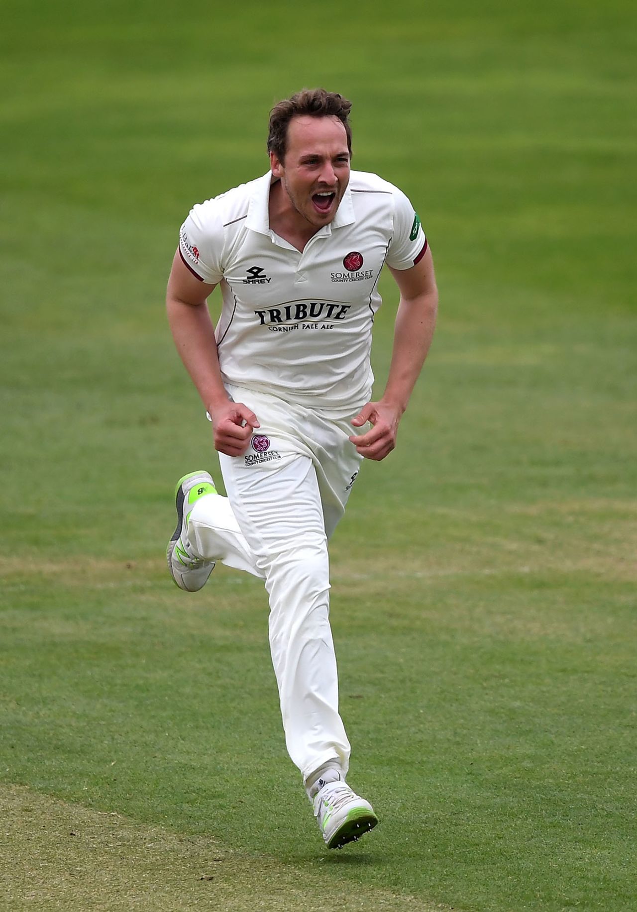 Josh Davey was in the wickets, Somerset v Kent, County Championship, Division One, Taunton, April 7, 2019