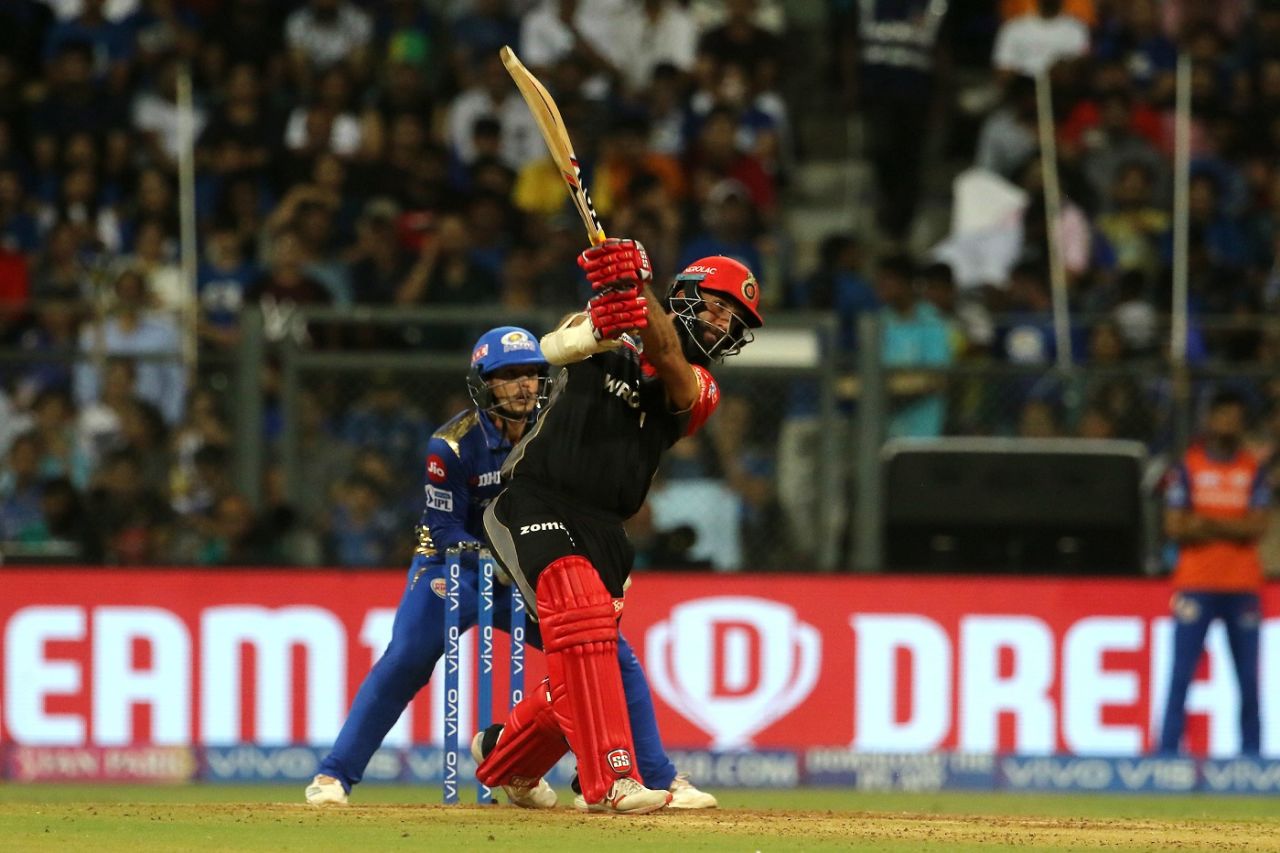 Moeen Ali in fine hitting form, Mumbai Indians v Royal Challengers Bangalore, IPL 2019, Mumbai, April 15, 2019