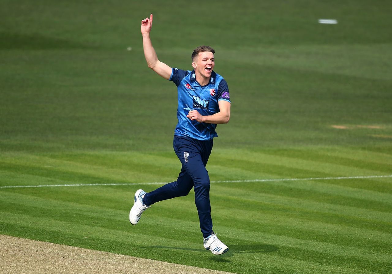 Matt Milnes claimed a five-for on debut, Kent v Hampshire, Royal London Cup, South Group, Canterbury, April 17, 2019