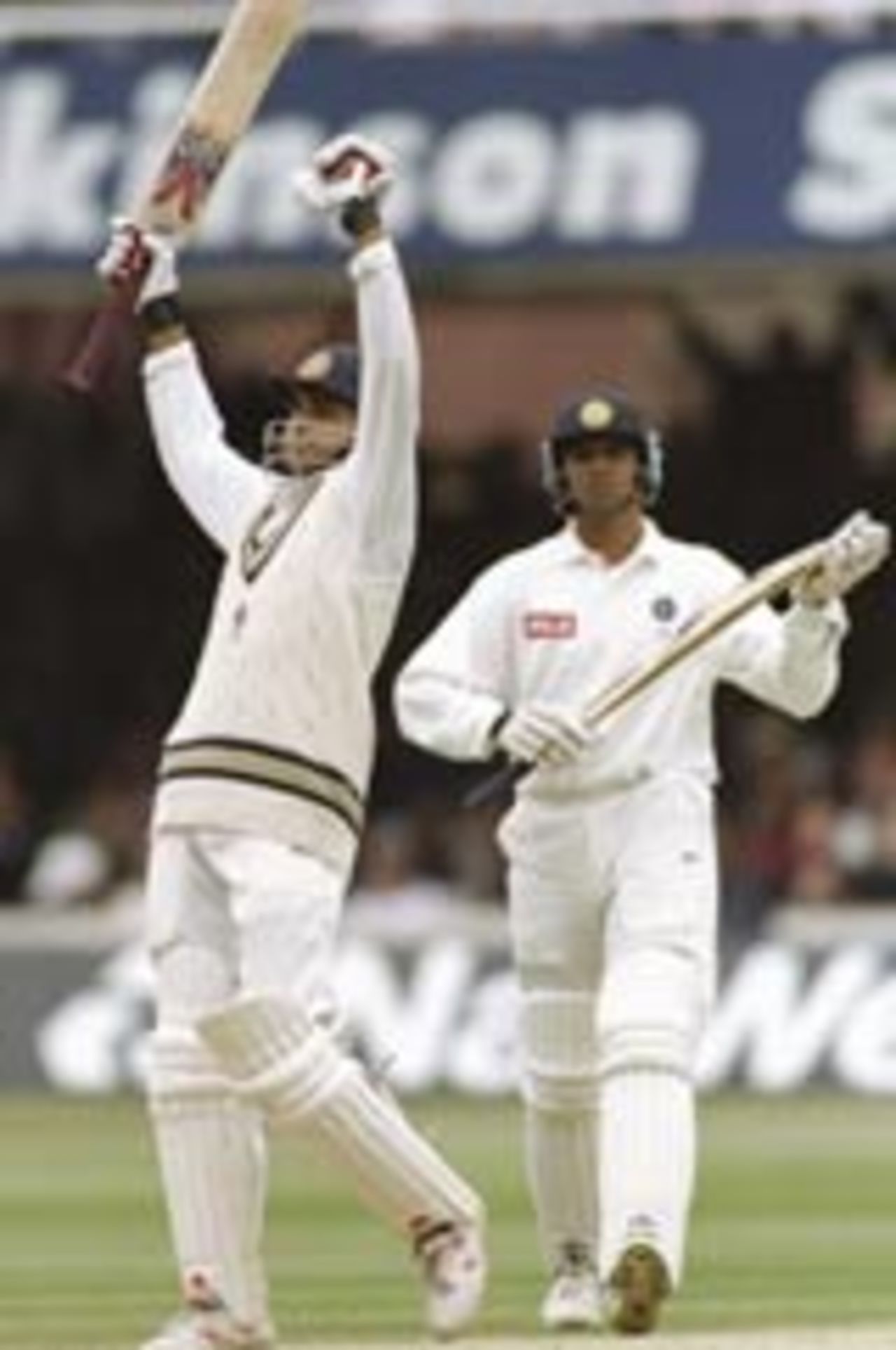 Sourav Ganguly celebrates his debut century, England v India, 2nd Test, Lord's, June 20, 1996