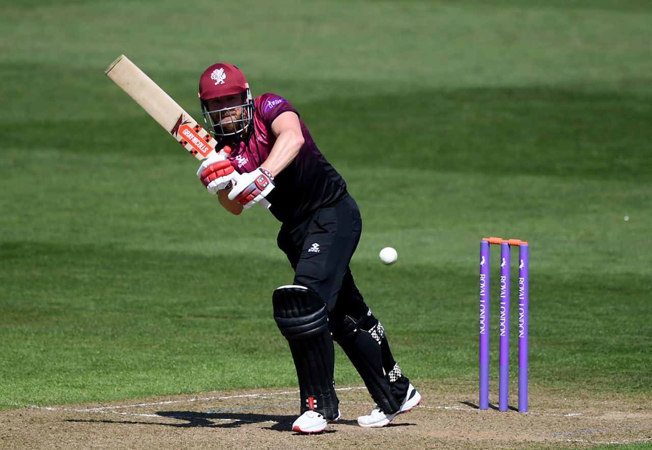 James Hildreth of Somerset in action, Royal London Cup, Glamorgan v Somerset, Cardiff, April 21, 2019
