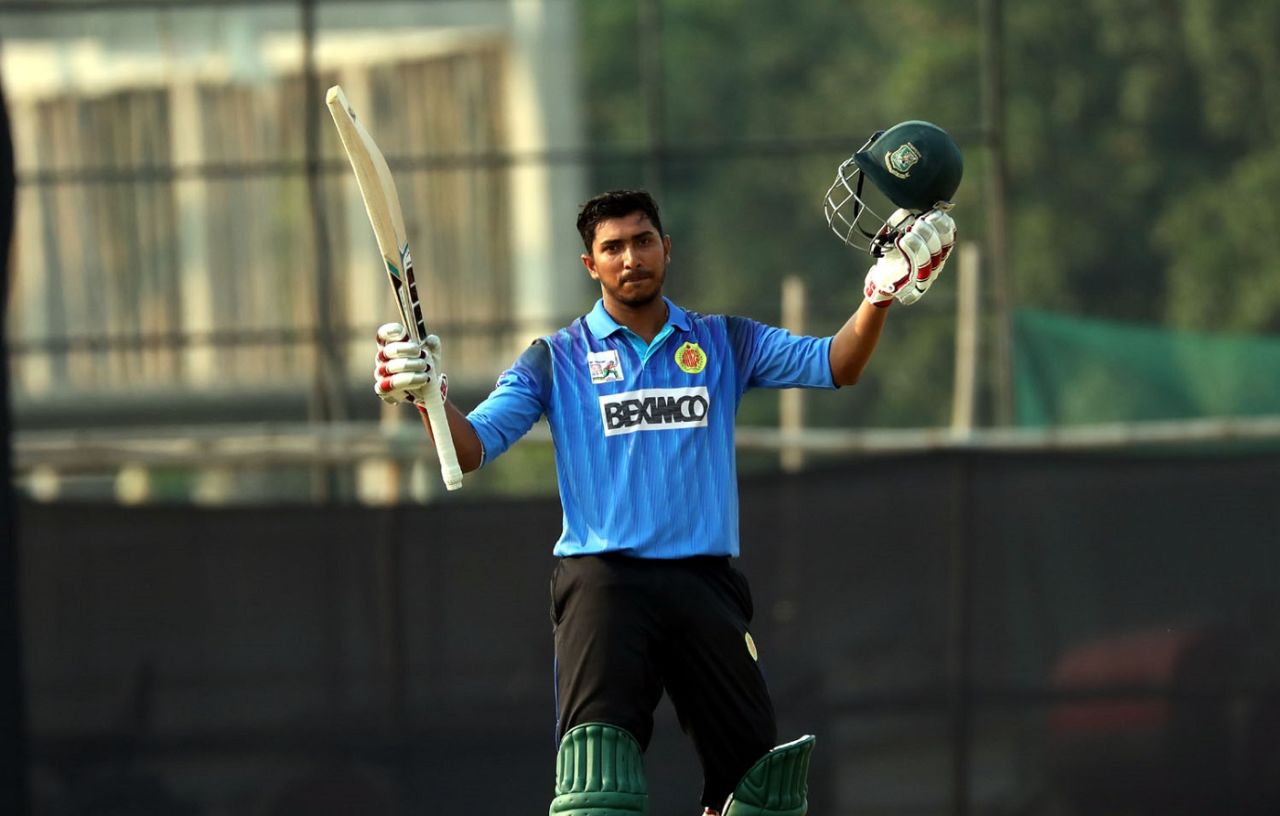 Soumya Sarkar became the first Bangladeshi batsman to hit a List A double-century