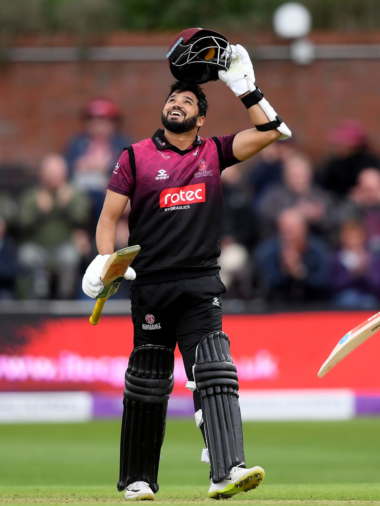 Azhar Ali made his first one-day hundred for Somerset, Somerset v Essex, Royal London Cup, Taunton, April 26, 2019
