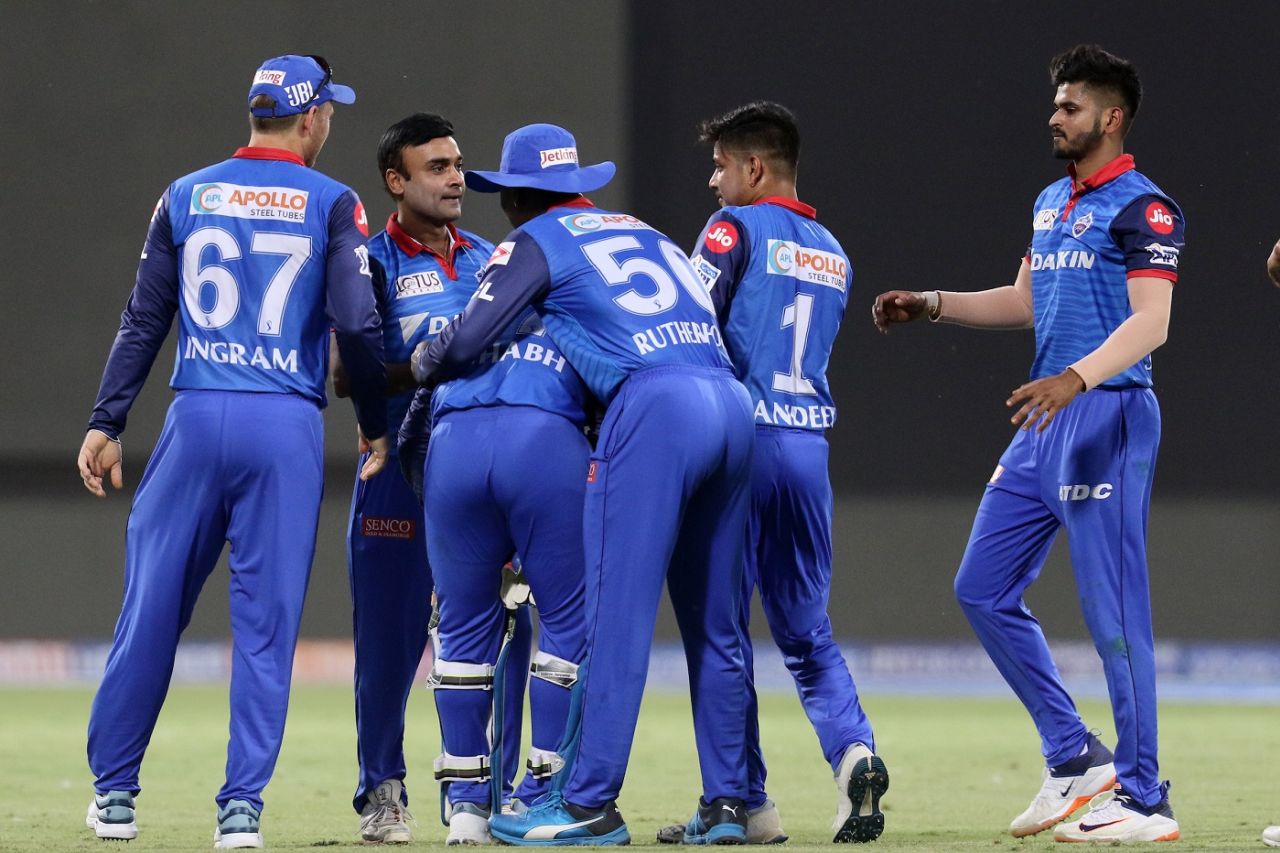 Amit Mishra picked up two wickets in the 13th over, Delhi Capitals v Royal Challengers Bangalore, IPL 2019, Delhi, April 28, 2019