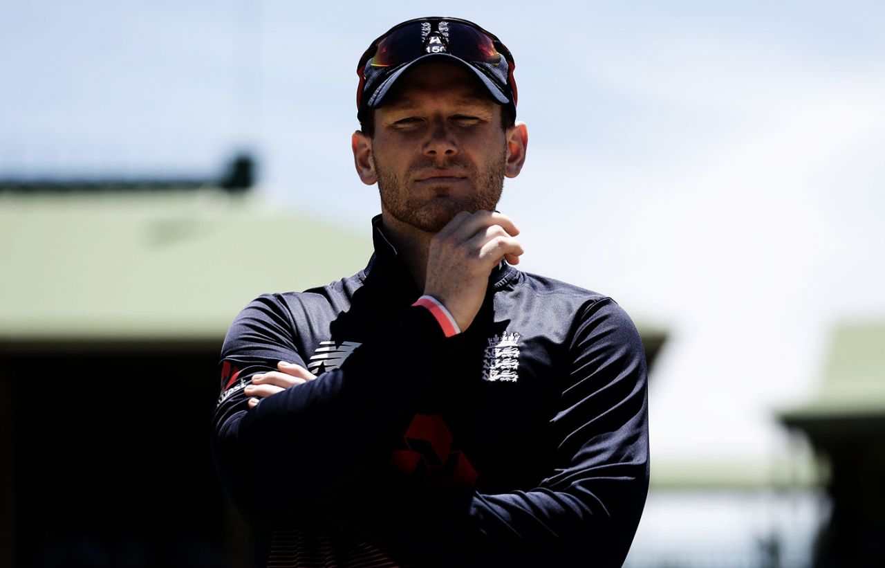 Eoin Morgan ahead of the game in Sydney, Cardiff, January 21, 2018