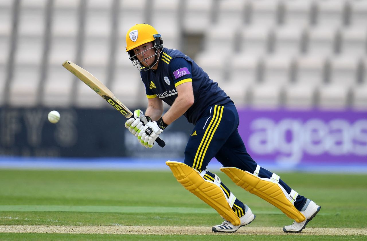 Liam Dawson of Hampshire bats, Hampshire v Gloucestershire, Royal London One Day Cup, The Ageas Bowl, April 26, 2019