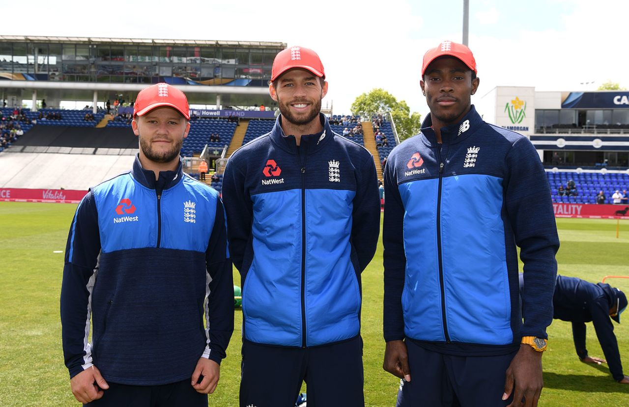 Ben Duckett, Ben Foakes and Jofra Archer line up for their first T20I caps, England v Pakistan, only T20I, Cardiff, May 5, 2019