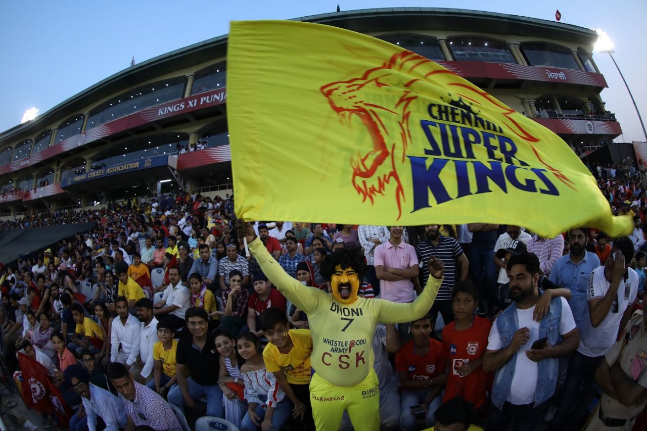 Super Kings ensured a top-two finish despite the loss, Kings XI Punjab v Chennai Super Kings, IPL 2019, Mohali, May 5, 2019