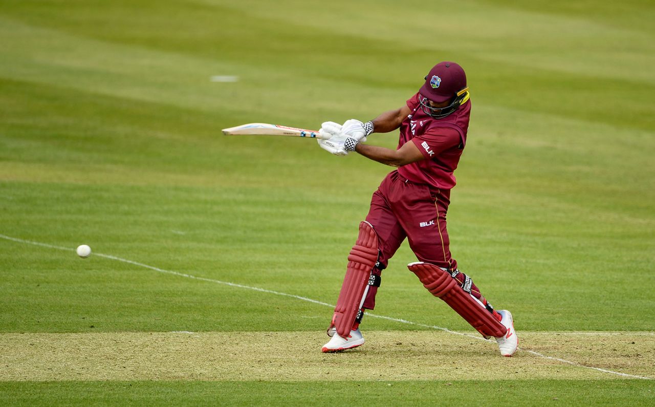 John Campbell drills one down the ground, Ireland v West Indies, Ireland Tri-Nation Series, Dublin, May 5, 2019