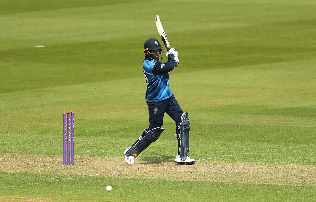 Daniel Bell-Drummond swats through the off side, Surrey v Kent, Royal London Cup, South Group, The Oval, May 2, 2019
