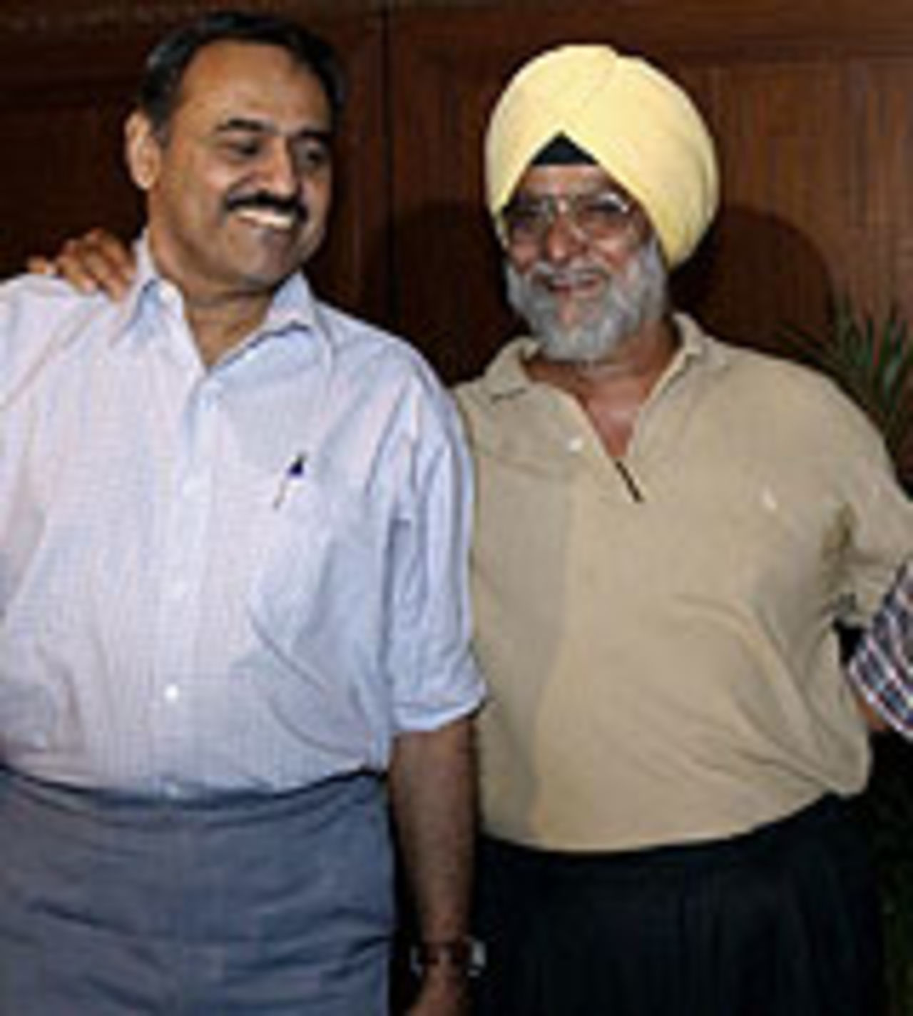 Bishan Bedi and Bhagwat Chandrashekar in retirement